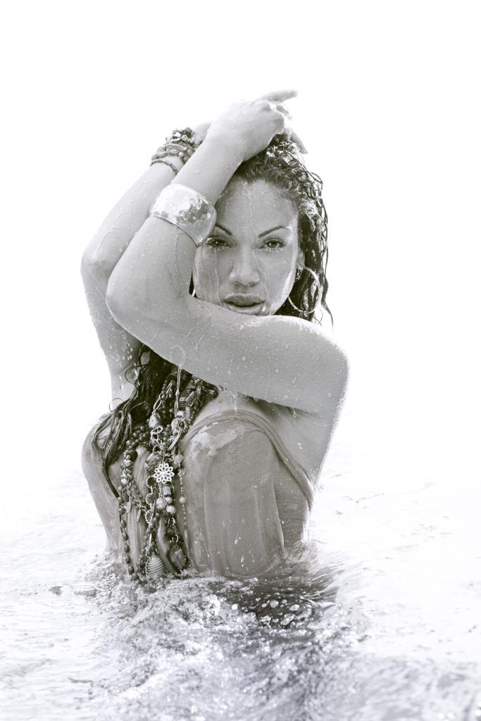 Natascha Wright black and white editorial
