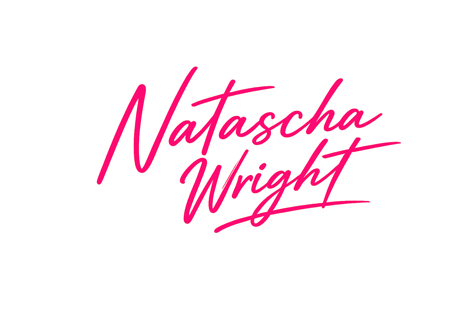 Natascha Wright signature wordmark